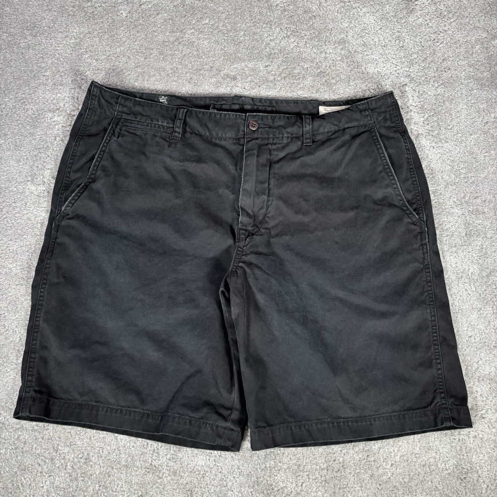 Vintage Polo Ralph Lauren Shorts Men 36 Black Chino Flap Pockets Embroidered 90s